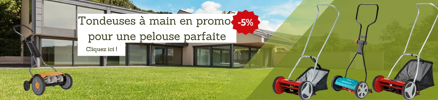 Tondeuses à main en promo pour une pelouse parfaite