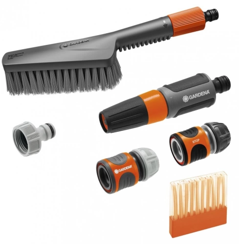 Kit brosse de lavage à main S souple avec raccordement