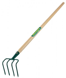 Petit croc 4 dents - manche bois certifié PEFC 100%