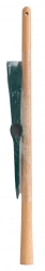 Pioche de terrassier douille ovale 2 kg - manche bois certifié PEFC 100%