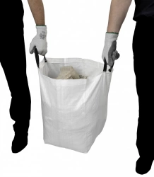 Lot de 2 sacs à gravats avec poignées OCAI