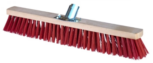 Balai de piste en PVC rouge (Ø emmanchement 28 mm) sans manche