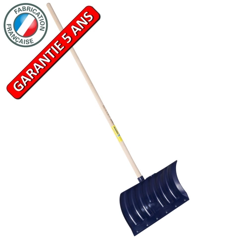 Poussoir à neige  polypro 53 cm manche 1,20 m PEFC, outil pour le déneigement