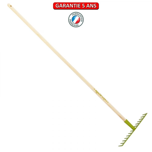 Râteau soudé 14 dents droites manche 150cm - Kiwi