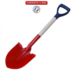 Pelle de chauffe bord rouge emmanchée 860 mm