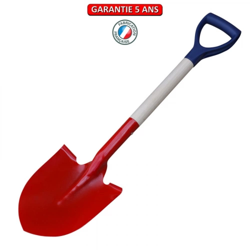 Pelle de chauffe bord rouge emmanchée 860 mm