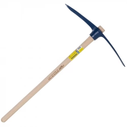 Pioche terrassier œil rond 3 kg – Emmanché droit 100 cm