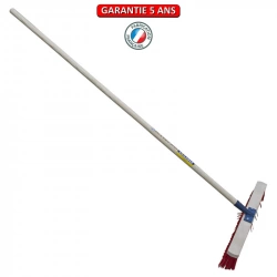 Balai de cantonnier 60 cm – Douille renforcée – Emmanché bois 150 cm