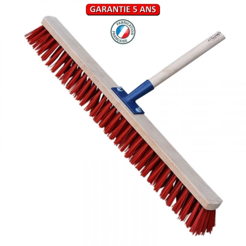 Balai de cantonnier 80 cm – Emmanché bois 150 – Douille renforcée
