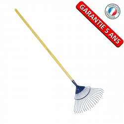 Balai à gazon professionnel 20 dents rondes – Manche fibre 1,50 m