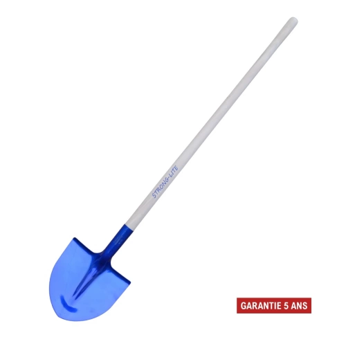 Pelle en aluminium - 27 cm - manche bois 1,10 m – légère et résistante