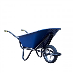 Brouette 120 L roue pleine – charge 320 kg PEHD renforcé