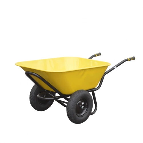 Brouette 165 L - 2 roues gonflées - Duo Tonic - jaune