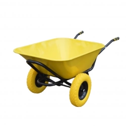 Brouette 165 L - 2 roues increvables - Duo Tonic - jaune