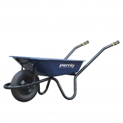 Brouette chantier 100 L – Dynamic renforcée – roue gonflée – châssis acier Ø32 mm – 190 kg