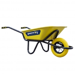 Brouette chantier 100 L – Olympic renforcée – roue increvable – double châssis acier Ø32 mm – 250 kg