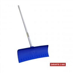 Poussoir à neige 62 cm – fibre de verre – manche pomme 130 cm – ultra résistant