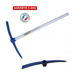 Pioche terrassier 2,5 kg – manche 90 cm PEFC – œil rond – outil de terrassement