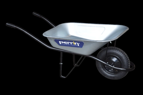 Brouette Classic roue gonflée – caisse galvanisée – usage bricolage