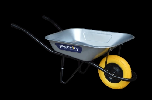 Brouette Classic roue increvable souple – caisse galvanisée – usage bricolage