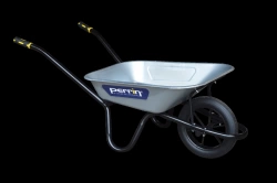 Brouette Dynamic roue pleine – caisse galvanisée – usage chantier