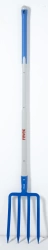Fourche à bêcher acier forgé REVEX manche bois L.100 cm