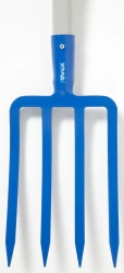 Fourche à bêcher acier forgé REVEX manche bois L.100 cm