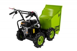 Mini brouette thermique avec roues - 196 cc - charge max 300kg