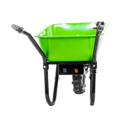 Brouette électrique sans fil - 7 km/h - 75litres - 150kg - livrée sans batterie
